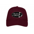 Casquette 6 panneaux Patch transfert Gorille la Vallée des Singes Bordeaux Taille unique