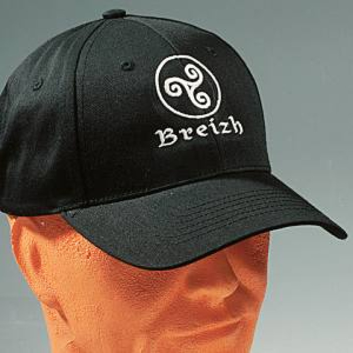 Casquette 6 panneaux Patch Triskel Sable Taille unique