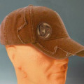 Casquette adulte Broderie Triskell (Bc9009) marron fonc&eacute; Taille unique