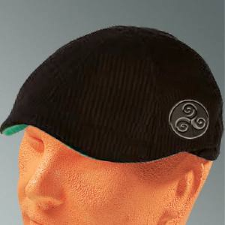 Casquette adulte Broderie Triskell Noir Taille unique
