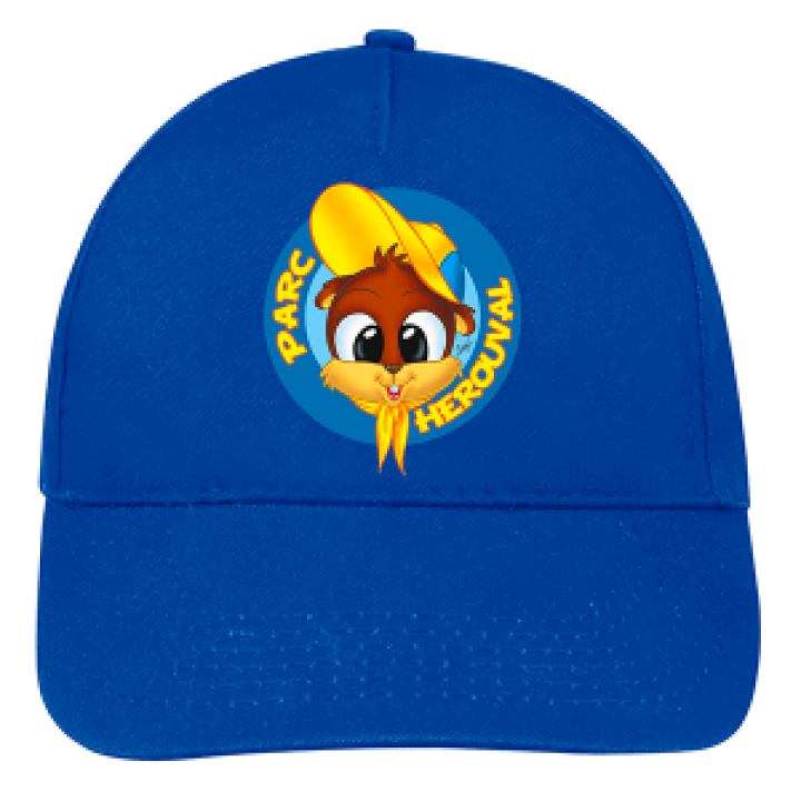 Casquette enfant 5 panneaux E1141 Ref 28256 Garçon Herouval 19384 Bleu Royal Taille unique