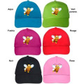 Casquette enfant 5 panneaux Transfert Abeille Aqua Taille unique