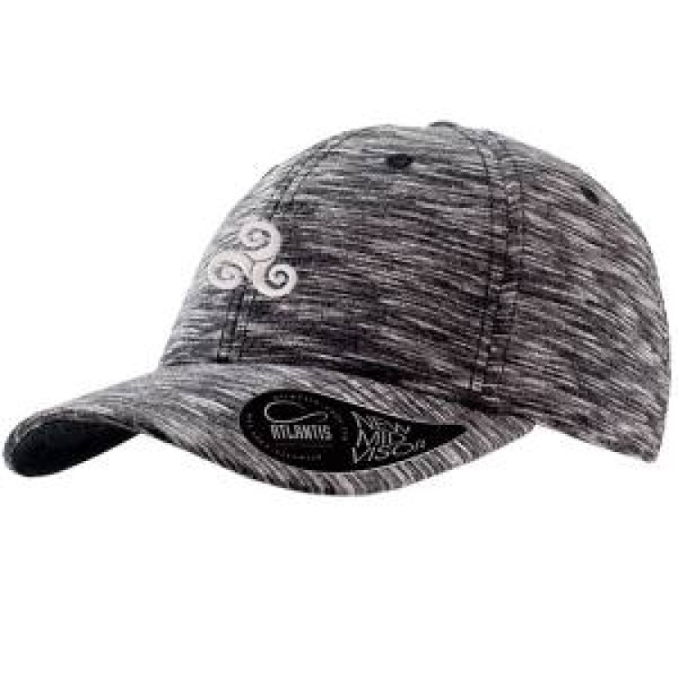 Casquette Mash-Up Broderie Triskell Noir m&eacute;lang&eacute; Taille unique