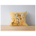Coussin all-over Girafe Intemporel Cerza uni 40 x 40