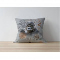 Coussin all-over Gorille Intemporel uni 40 x 40