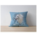 Coussin all-over Loup Blanc (Exclusif) Zoo de Jurques uni 40 x 40