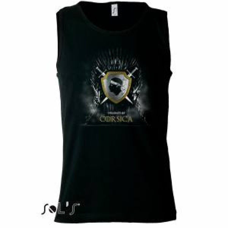 Débardeur homme Game of Corsica Noir Profond S