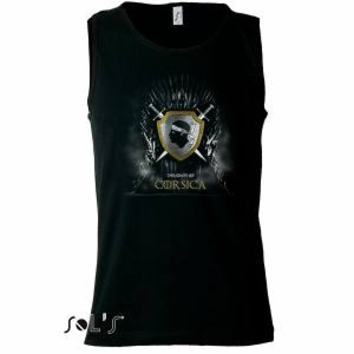 Débardeur homme Game of Corsica Noir Profond M