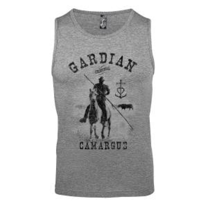 Débardeur homme Gardian Camargue Gris Chiné M