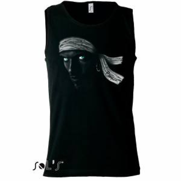 Débardeur homme Johnny Corsica Noir Profond S