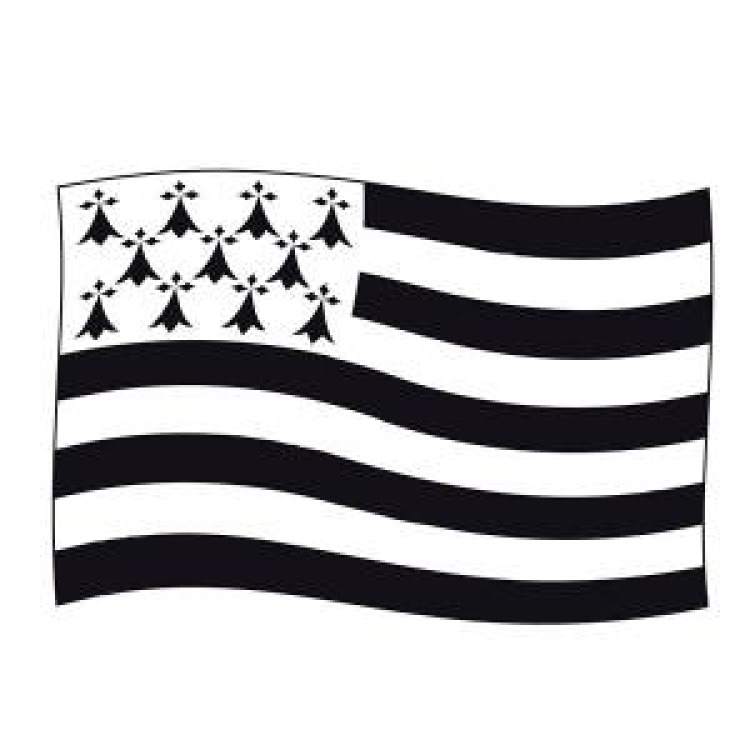 Drapeau Breton 90 X 150 (Ba5106) Uni 90 x 150 cm