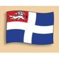 Drapeau 12 X 18 Saint Malo Uni 12 x 18 cm