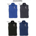 Gilet polaire unisexe sans manches Gilet Polaire Brode Love Poulsard E1282 Ref/ 32570 Noir S