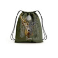 Gymsac all-over Cerf Native Tribes (Vert Kaki) Blanc Taille unique