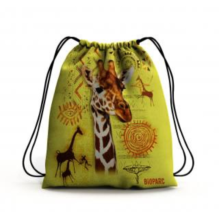 Gymsac allover Girafe Intemporel Bioparc Blanc Taille unique