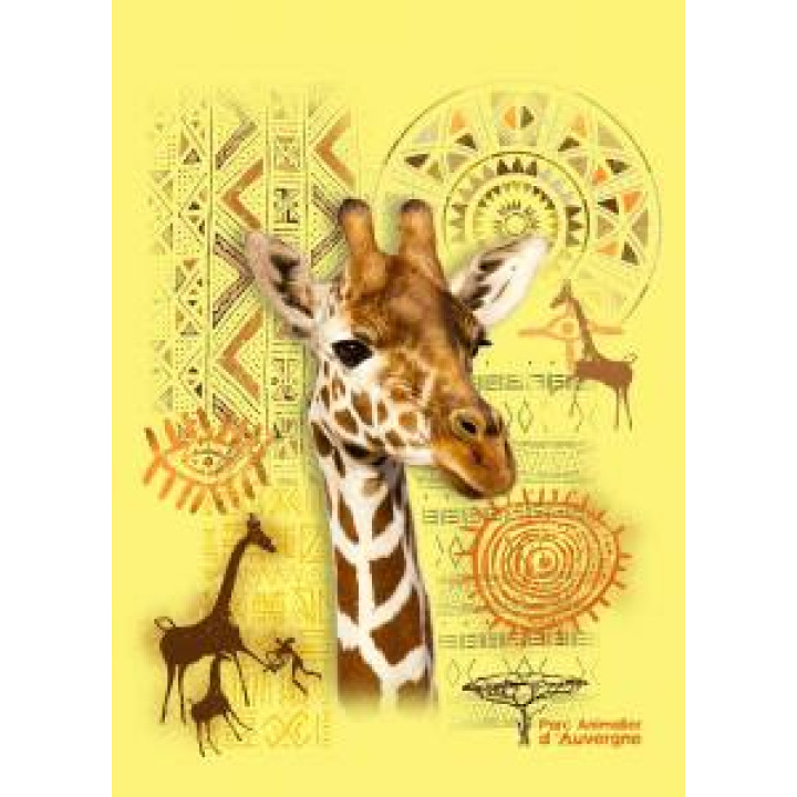 Gymsac allover Girafe Intemporel Parc Animalier dAuvergne Blanc Taille unique