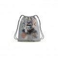 Gymsac all-over Gorille Intemporel Blanc Taille unique