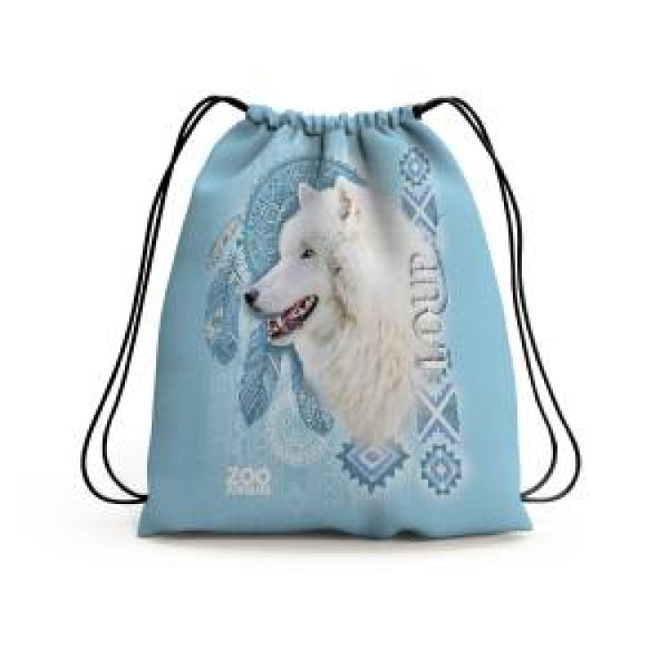Gymsac all-over Loup Blanc (Exclusif) Zoo de Jurques Blanc Taille unique