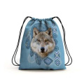 Gymsac all-over Loup Intemporel Parc Animalier des Pyrénées Blanc Taille unique