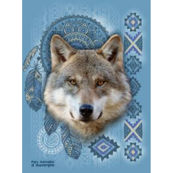Gymsac allover Loup Intemporel Parc Animalier dAuvergne Blanc Taille unique