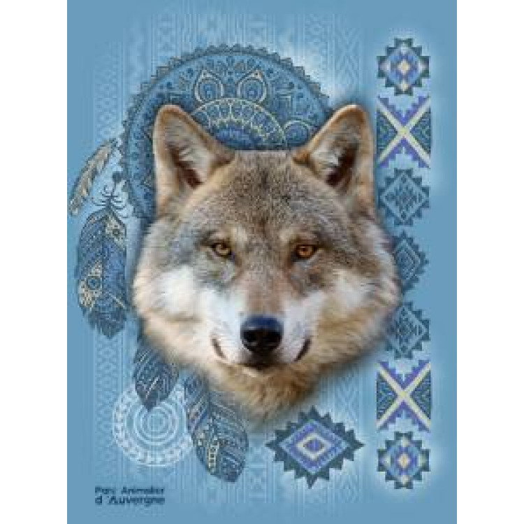 Gymsac all-over Loup Intemporel Parc Animalier d’Auvergne Blanc Taille unique