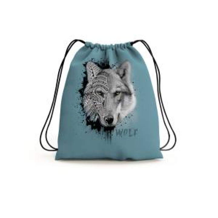 Gymsac allover Loup Natives Tribes Citadel Blue Blanc Taille unique
