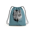 Gymsac all-over Loup Natives Tribes (Citadel Blue) Blanc Taille unique