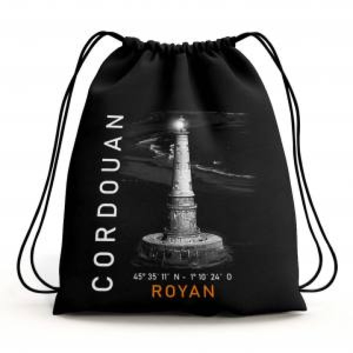 Gymsac allover Phare de Cordouan Royan Blanc Taille unique