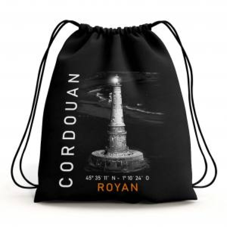 Gymsac all-over Phare de Cordouan Royan Blanc Taille unique