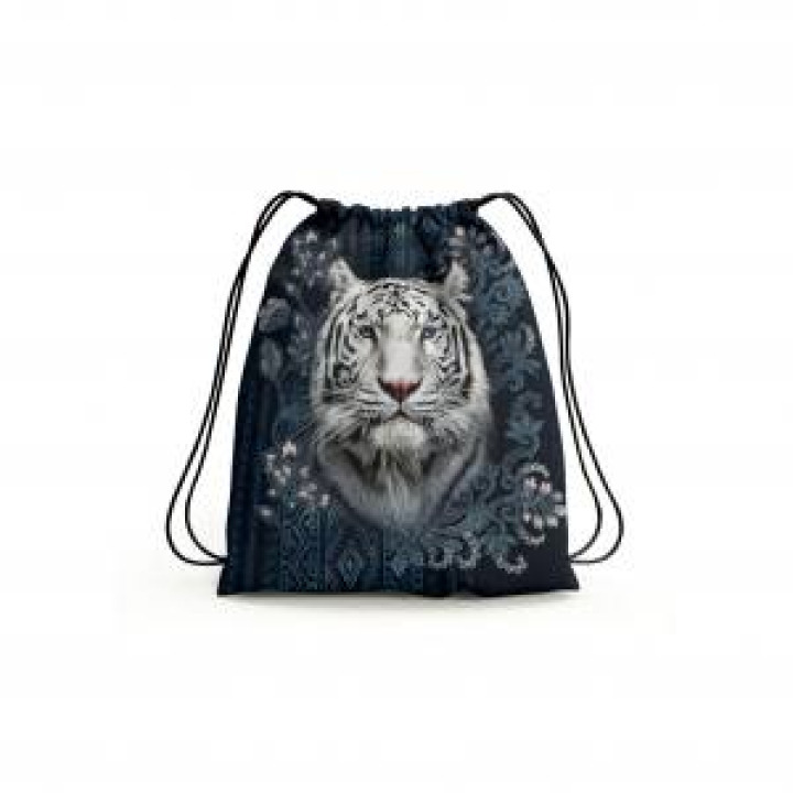Gymsac allover Tigre Blanc Intemporel Blanc Taille unique