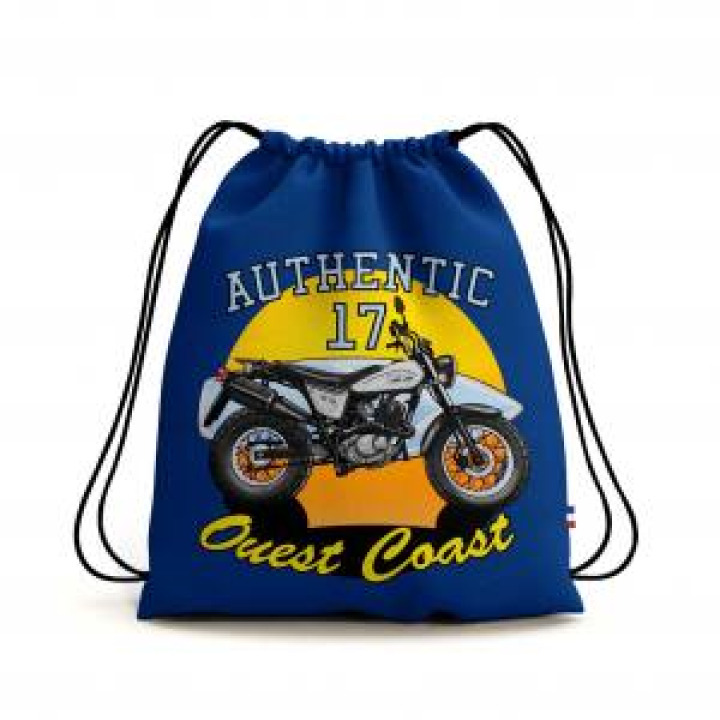 Gymsac allover Van Authentic 17 Ouest Coast Blanc Taille unique