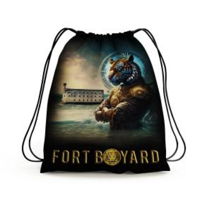 Gymsac allover Vue du Fort Maitre du Temps Fort Boyard Blanc Taille unique