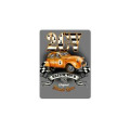 Magnet 2 CV Vintage Breizh Tour Blanc Taille unique