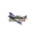 Magnet bois Avion Spitfire 80th Anniversary Blanc Taille unique