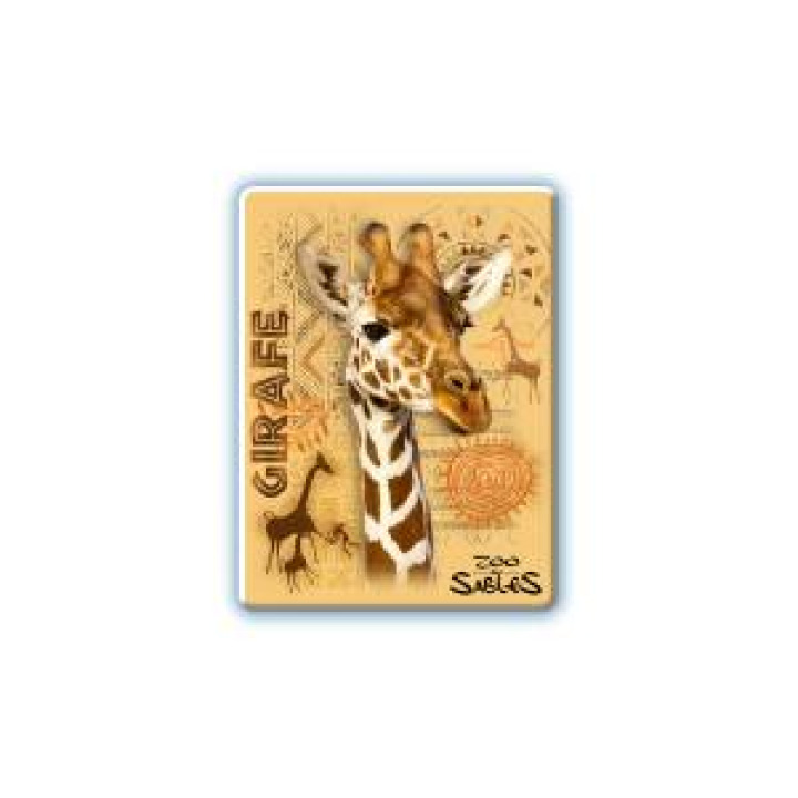 Magnet bois Girafe Intemporel Zoo des Sables dOlonne Blanc Taille unique