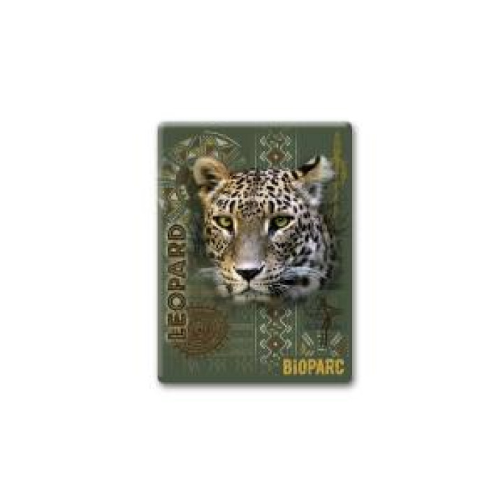 Magnet bois Léopard Intemporel Bioparc Blanc Taille unique