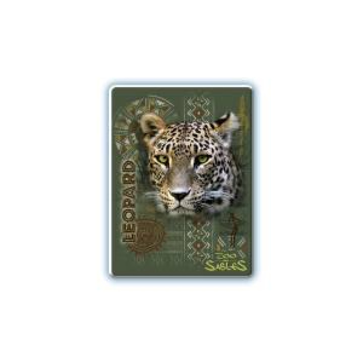 Magnet bois Léopard Intemporel Zoo des Sables dOlonne Blanc Taille unique