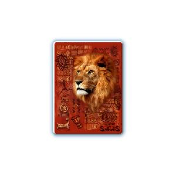 Magnet bois Lion Intemporel Zoo des Sables dOlonne Blanc Taille unique