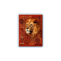 Magnet bois Lion Intemporel Zoo des Sables d’Olonne Blanc Taille unique