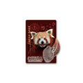 Magnet bois Panda Roux Intemporel Cerza Blanc Taille unique