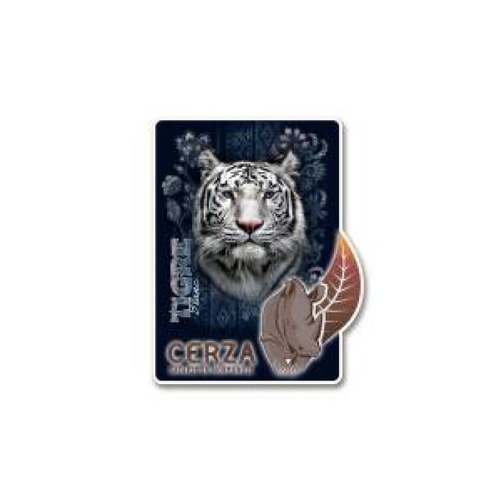 Magnet bois Tigre Blanc Intemporel Cerza Blanc Taille unique