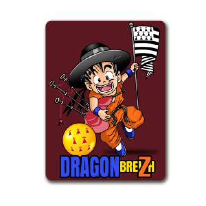 Magnet Dragon Breizh Blanc Taille unique
