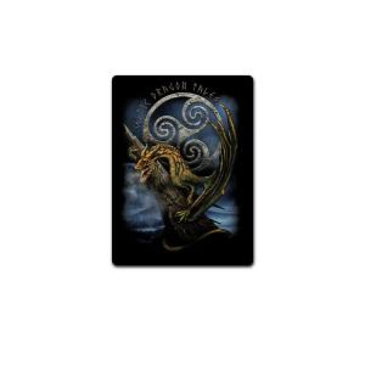 Magnet Dragon Celtik Tales Blanc Taille unique