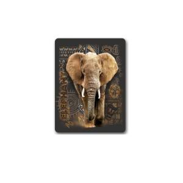Magnet &Eacute;l&eacute;phant Intemporel Blanc Taille unique