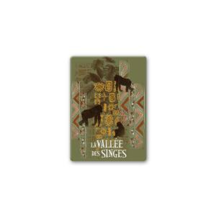 Magnet Ethnic Africa 1 Gorille Vallée des Singes Blanc Taille unique