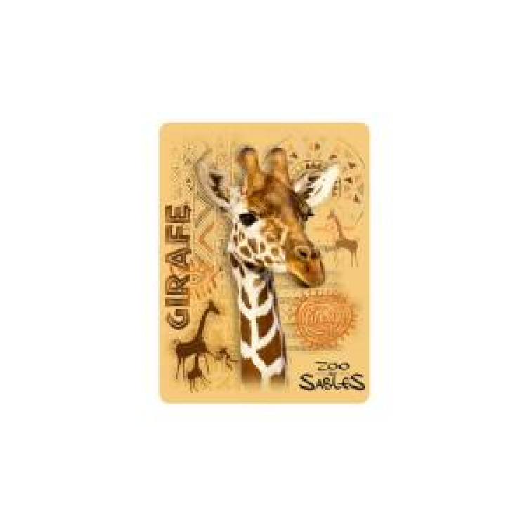 Magnet Girafe Intemporel Zoo des Sables d’Olonne Blanc Taille unique