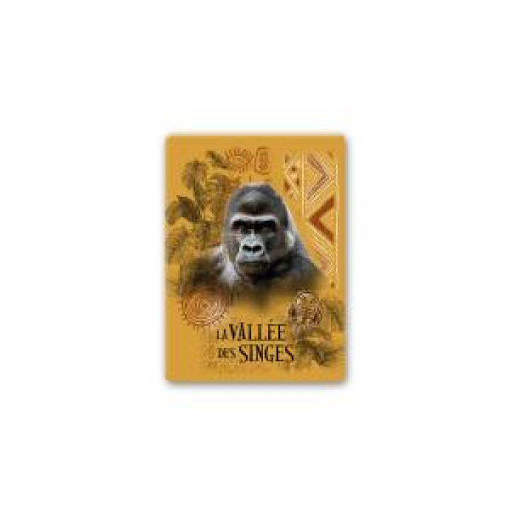Magnet Gorille Intemporel Vallée des Singes Blanc Taille unique