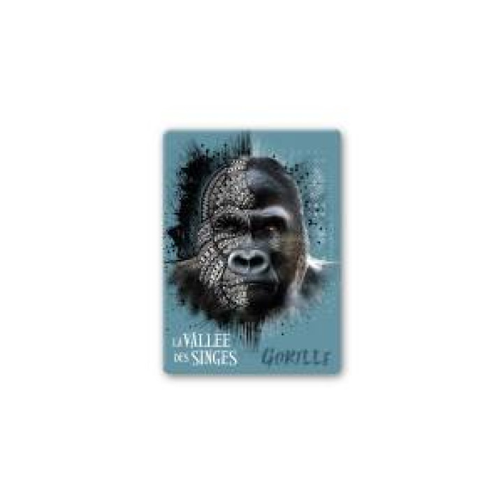 Magnet Gorille Native Tribes Vallée des Singes Blanc Taille unique