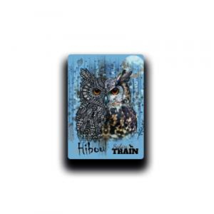 Magnet Hibou Native Tribes (Bleu) Blanc Taille unique