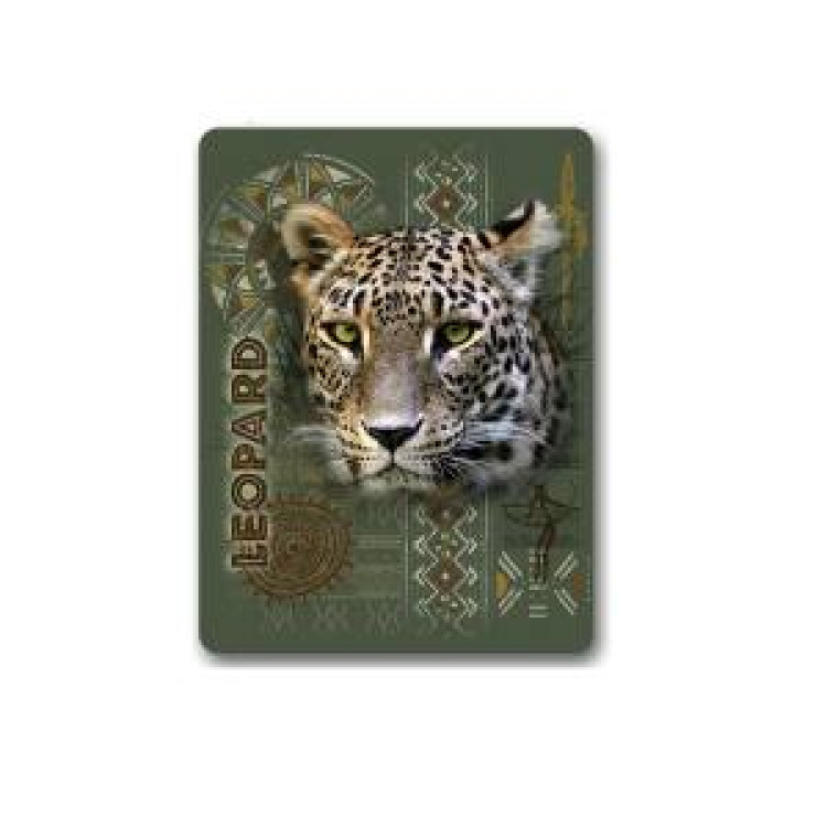 Magnet L&eacute;opard Intemporel Blanc Taille unique